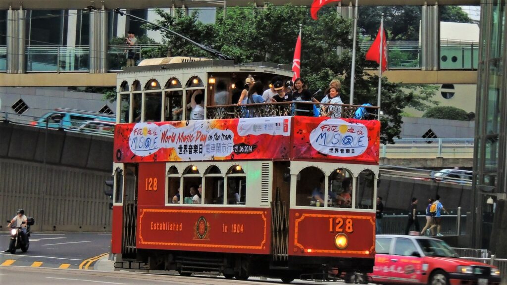 Hong Kong tramoramic tour double deck tram cheap tickets travel tour review