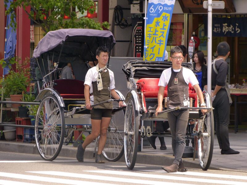 Jinrikisha (Rickshaw), Asakusa Tokyo