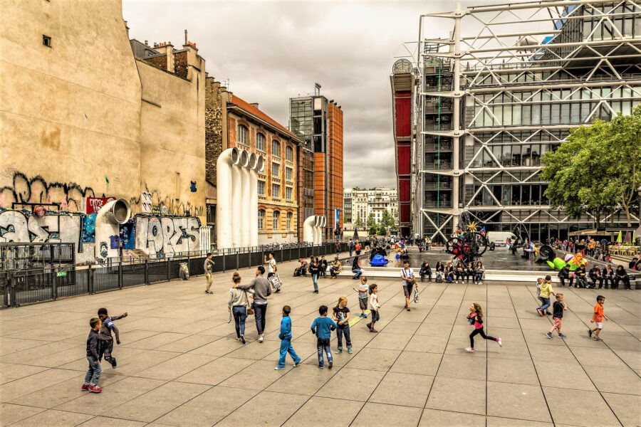 Family Trip to Paris - Pompidou Centre