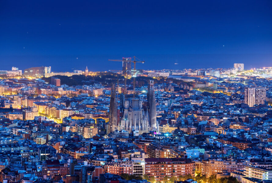 Barcelona at Night - Best Places to Visit in Spain for First-Timers