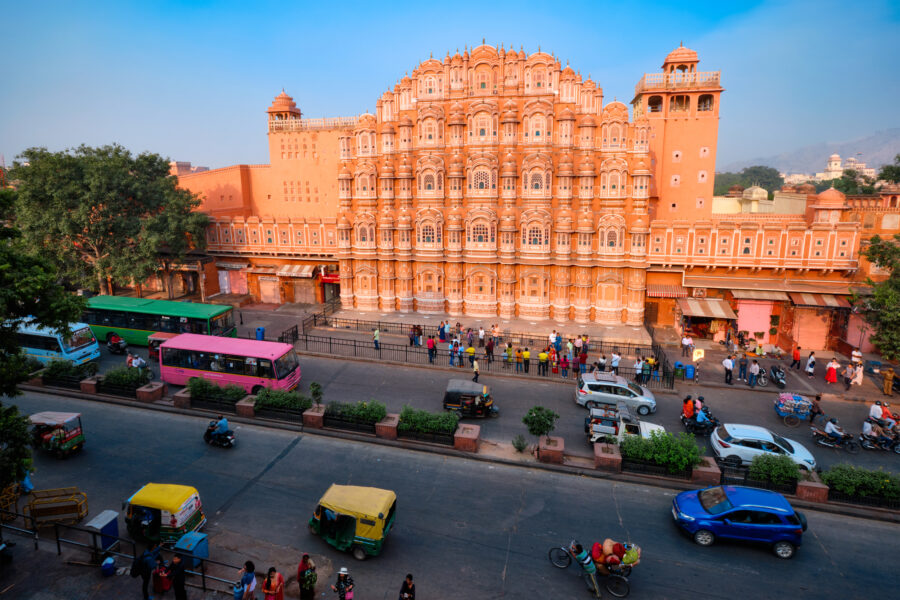 Hawa Mahal Palace of Winds, Jaipur, Rajasthan, India