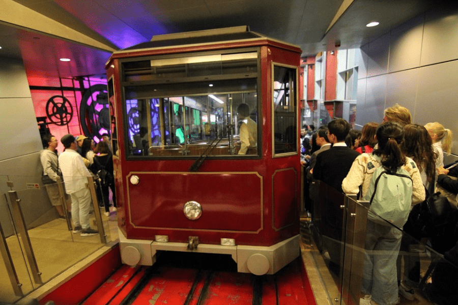 Victoria Peak Tram at the Peak Galleria