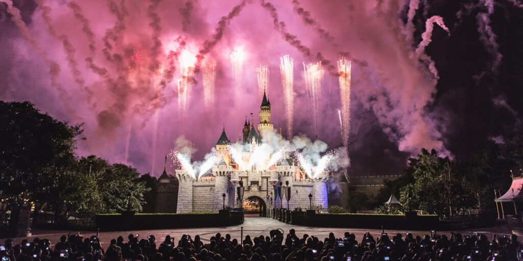 Hong Kong Disneyland Castle & Fireworks