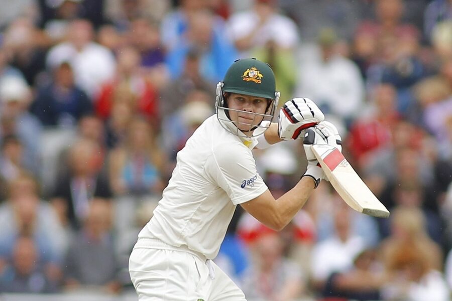 Marcus North batting for Australia against England