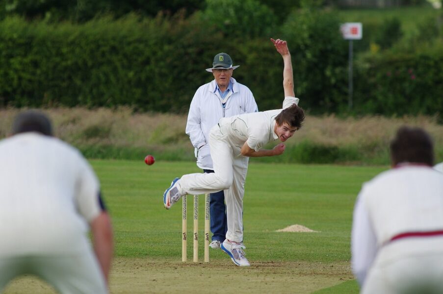 Taking a run up and then spinning the ball on a bowl
My Favourite Sport Cricket – A Guide for U.S. Travelers