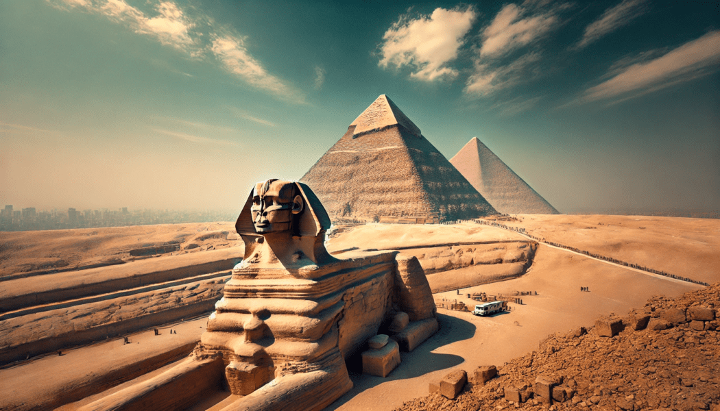 Cairo Vacations: Pyramids of Giza and Sphinx