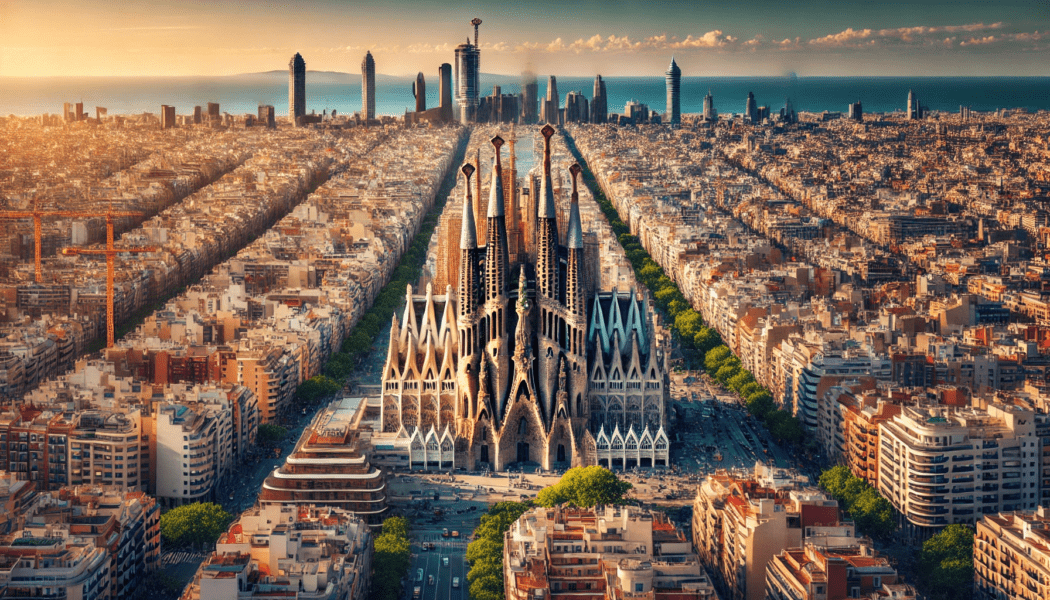 Spain Flights Deal - Barcelona with the Sagrada Familia.